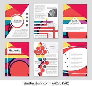 Abstract vector layout background set. For art template design, list, front page, mockup brochure theme style, banner, idea, cover, booklet, print, flyer, book, blank, card, ad, sign, sheet,, a4