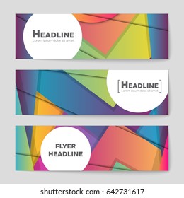 Abstract vector layout background set. For art template design, list, front page, mockup brochure theme style, banner, idea, cover, booklet, print, flyer, book, blank, card, ad, sign, sheet,, a4
