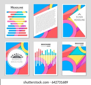 Abstract vector layout background set. For art template design, list, front page, mockup brochure theme style, banner, idea, cover, booklet, print, flyer, book, blank, card, ad, sign, sheet,, a4