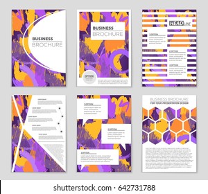 Abstract vector layout background set. For art template design, list, front page, mockup brochure theme style, banner, idea, cover, booklet, print, flyer, book, blank, card, ad, sign, sheet,, a4.