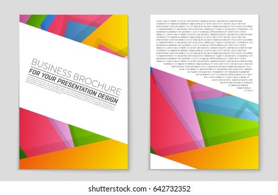 Abstract vector layout background set. For art template design, list, front page, mockup brochure theme style, banner, idea, cover, booklet, print, flyer, book, blank, card, ad, sign, sheet,, a4