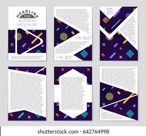 Abstract vector layout background set. For art template design, list, front page, mockup brochure theme style, banner, idea, cover, booklet, print, flyer, book, blank, card, ad, sign, sheet,, a4