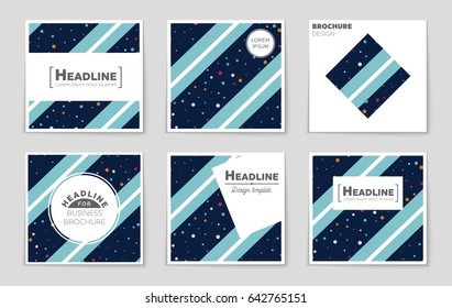 Abstract vector layout background set. For art template design, list, page, mockup brochure theme style, banner, idea, cover, booklet, print, flyer, book, blank, card, ad, sign, sheet,, a4