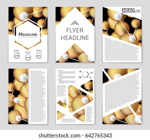 Abstract vector layout background set. For art template design, list, front page, mockup brochure theme style, banner, idea, cover, booklet, print, flyer, book, blank, card, ad, sign, sheet,, a4