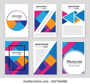 Abstract vector layout background set. For art template design, list, front page, mockup brochure theme style, banner, idea, cover, booklet, print, flyer, book, blank, card, ad, sign, sheet,, a4