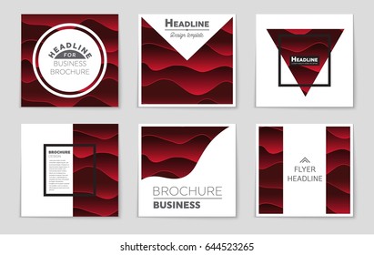 Abstract vector layout background set. For art template design, list, page, mockup brochure theme style, banner, idea, cover, booklet, print, flyer, book, blank, card, ad, sign, sheet,, a4.