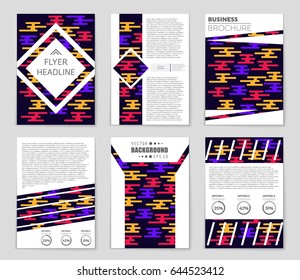 Abstract vector layout background set. For art template design, list, front page, mockup brochure theme style, banner, idea, cover, booklet, print, flyer, book, blank, card, ad, sign, sheet,, a4
