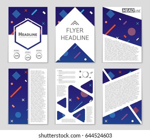 Abstract vector layout background set. For art template design, list, front page, mockup brochure theme style, banner, idea, cover, booklet, print, flyer, book, blank, card, ad, sign, sheet,, a4