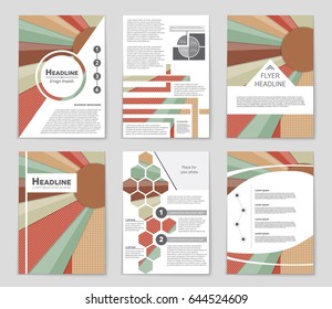 Abstract vector layout background set. For art template design, list, front page, mockup brochure theme style, banner, idea, cover, booklet, print, flyer, book, blank, card, ad, sign, sheet,, a4