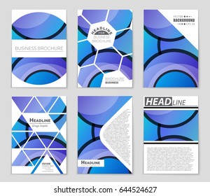 Abstract vector layout background set. For art template design, list, front page, mockup brochure theme style, banner, idea, cover, booklet, print, flyer, book, blank, card, ad, sign, sheet,, a4