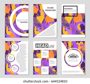 Abstract vector layout background set. For art template design, list, front page, mockup brochure theme style, banner, idea, cover, booklet, print, flyer, book, blank, card, ad, sign, sheet,, a4.