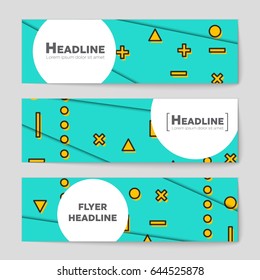 Abstract vector layout background set. For art template design, list, front page, mockup brochure theme style, banner, idea, cover, booklet, print, flyer, book, blank, card, ad, sign, sheet,, a4