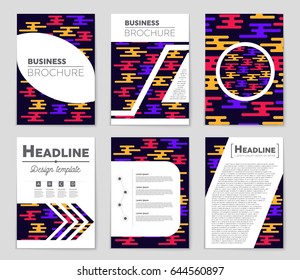 Abstract vector layout background set. For art template design, list, front page, mockup brochure theme style, banner, idea, cover, booklet, print, flyer, book, blank, card, ad, sign, sheet,, a4