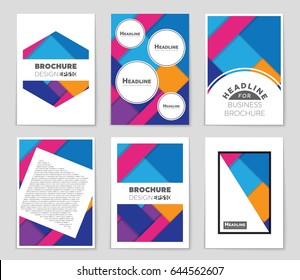 Abstract vector layout background set. For art template design, list, front page, mockup brochure theme style, banner, idea, cover, booklet, print, flyer, book, blank, card, ad, sign, sheet,, a4