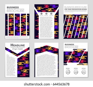 Abstract vector layout background set. For art template design, list, front page, mockup brochure theme style, banner, idea, cover, booklet, print, flyer, book, blank, card, ad, sign, sheet,, a4