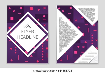 Abstract vector layout background set. For art template design, list, front page, mockup brochure theme style, banner, idea, cover, booklet, print, flyer, book, blank, card, ad, sign, sheet,, a4