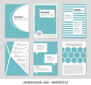 Abstract vector layout background set. For art template design, list, front page, mockup brochure theme style, banner, idea, cover, booklet, print, flyer, book, blank, card, ad, sign, sheet,, a4