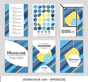 Abstract vector layout background set. For art template design, list, front page, mockup brochure theme style, banner, idea, cover, booklet, print, flyer, book, blank, card, ad, sign, sheet,, a4