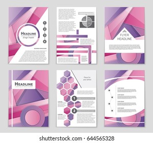 Abstract vector layout background set. For art template design, list, front page, mockup brochure theme style, banner, idea, cover, booklet, print, flyer, book, blank, card, ad, sign, sheet,, a4