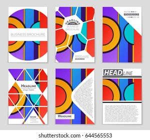 Abstract vector layout background set. For art template design, list, front page, mockup brochure theme style, banner, idea, cover, booklet, print, flyer, book, blank, card, ad, sign, sheet,, a4