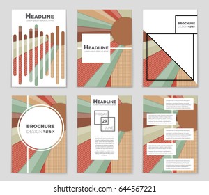 Abstract vector layout background set. For art template design, list, front page, mockup brochure theme style, banner, idea, cover, booklet, print, flyer, book, blank, card, ad, sign, sheet,, a4