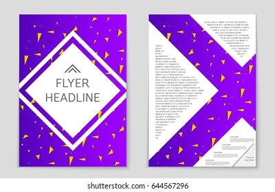 Abstract vector layout background set. For art template design, list, front page, mockup brochure theme style, banner, idea, cover, booklet, print, flyer, book, blank, card, ad, sign, sheet,, a4