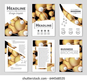 Abstract vector layout background set. For art template design, list, front page, mockup brochure theme style, banner, idea, cover, booklet, print, flyer, book, blank, card, ad, sign, sheet,, a4