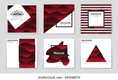 Abstract vector layout background set. For art template design, list, page, mockup brochure theme style, banner, idea, cover, booklet, print, flyer, book, blank, card, ad, sign, sheet,, a4.