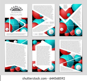 Abstract vector layout background set. For art template design, list, front page, mockup brochure theme style, banner, idea, cover, booklet, print, flyer, book, blank, card, ad, sign, sheet,, a4