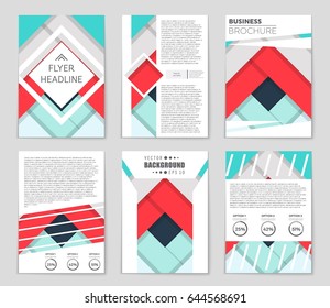 Abstract vector layout background set. For art template design, list, front page, mockup brochure theme style, banner, idea, cover, booklet, print, flyer, book, blank, card, ad, sign, sheet,, a4