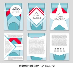 Abstract vector layout background set. For art template design, list, front page, mockup brochure theme style, banner, idea, cover, booklet, print, flyer, book, blank, card, ad, sign, sheet,, a4