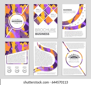 Abstract vector layout background set. For art template design, list, front page, mockup brochure theme style, banner, idea, cover, booklet, print, flyer, book, blank, card, ad, sign, sheet,, a4.