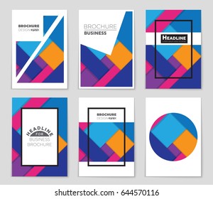 Abstract vector layout background set. For art template design, list, front page, mockup brochure theme style, banner, idea, cover, booklet, print, flyer, book, blank, card, ad, sign, sheet,, a4