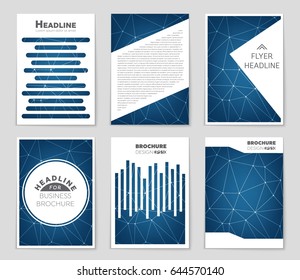 Abstract vector layout background set. For art template design, list, front page, mockup brochure theme style, banner, idea, cover, booklet, print, flyer, book, blank, card, ad, sign, sheet,, a4