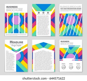 Abstract vector layout background set. For art template design, list, front page, mockup brochure theme style, banner, idea, cover, booklet, print, flyer, book, blank, card, ad, sign, sheet,, a4