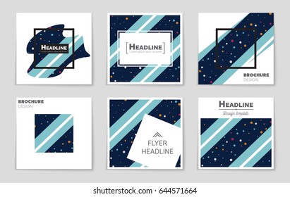 Abstract vector layout background set. For art template design, list, page, mockup brochure theme style, banner, idea, cover, booklet, print, flyer, book, blank, card, ad, sign, sheet,, a4