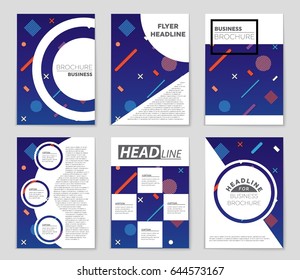 Abstract vector layout background set. For art template design, list, front page, mockup brochure theme style, banner, idea, cover, booklet, print, flyer, book, blank, card, ad, sign, sheet,, a4