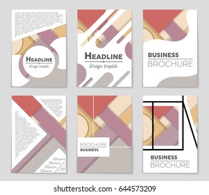 Abstract vector layout background set. For art template design, list, front page, mockup brochure theme style, banner, idea, cover, booklet, print, flyer, book, blank, card, ad, sign, sheet,, a4