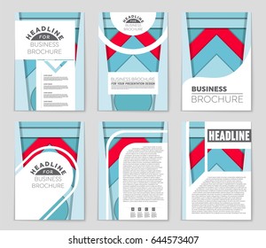 Abstract vector layout background set. For art template design, list, front page, mockup brochure theme style, banner, idea, cover, booklet, print, flyer, book, blank, card, ad, sign, sheet,, a4
