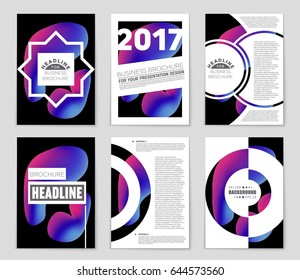 Abstract vector layout background set. For art template design, list, front page, mockup brochure theme style, banner, idea, cover, booklet, print, flyer, book, blank, card, ad, sign, sheet,, a4