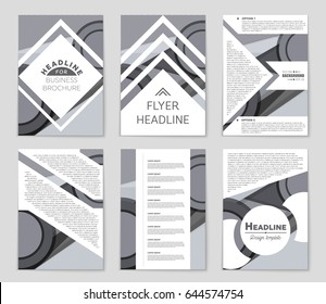 Abstract vector layout background set. For art template design, list, front page, mockup brochure theme style, banner, idea, cover, booklet, print, flyer, book, blank, card, ad, sign, sheet,, a4
