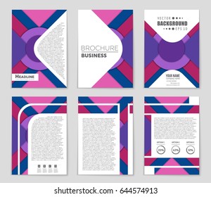 Abstract vector layout background set. For art template design, list, front page, mockup brochure theme style, banner, idea, cover, booklet, print, flyer, book, blank, card, ad, sign, sheet,, a4