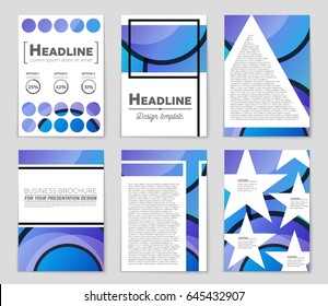 Abstract vector layout background set. For art template design, list, front page, mockup brochure theme style, banner, idea, cover, booklet, print, flyer, book, blank, card, ad, sign, sheet,, a4