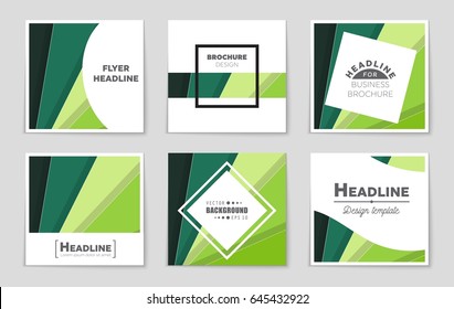 Abstract vector layout background set. For art template design, list, front page, mockup brochure theme style, banner, idea, cover, booklet, print, flyer, book, blank, card, ad, sign, sheet,, a4