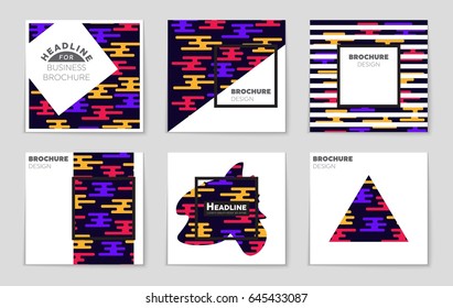 Abstract vector layout background set. For art template design, list, front page, mockup brochure theme style, banner, idea, cover, booklet, print, flyer, book, blank, card, ad, sign, sheet,, a4