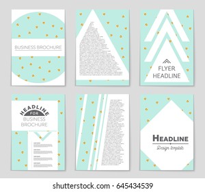 Abstract vector layout background set. For art template design, list, front page, mockup brochure theme style, banner, idea, cover, booklet, print, flyer, book, blank, card, ad, sign, sheet,, a4