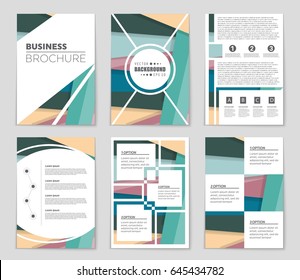 Abstract vector layout background set. For art template design, list, front page, mockup brochure theme style, banner, idea, cover, booklet, print, flyer, book, blank, card, ad, sign, sheet,, a4