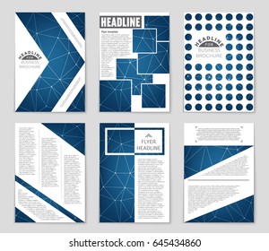 Abstract vector layout background set. For art template design, list, front page, mockup brochure theme style, banner, idea, cover, booklet, print, flyer, book, blank, card, ad, sign, sheet,, a4