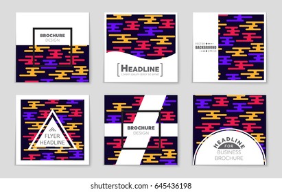 Abstract vector layout background set. For art template design, list, front page, mockup brochure theme style, banner, idea, cover, booklet, print, flyer, book, blank, card, ad, sign, sheet,, a4