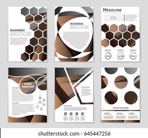 Abstract vector layout background set. For art template design, list, front page, mockup brochure theme style, banner, idea, cover, booklet, print, flyer, book, blank, card, ad, sign, sheet,, a4